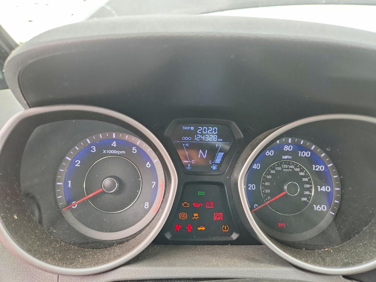 2012 Hyundai Elantra Gls Black vin: KMHDH4AE1CU224690