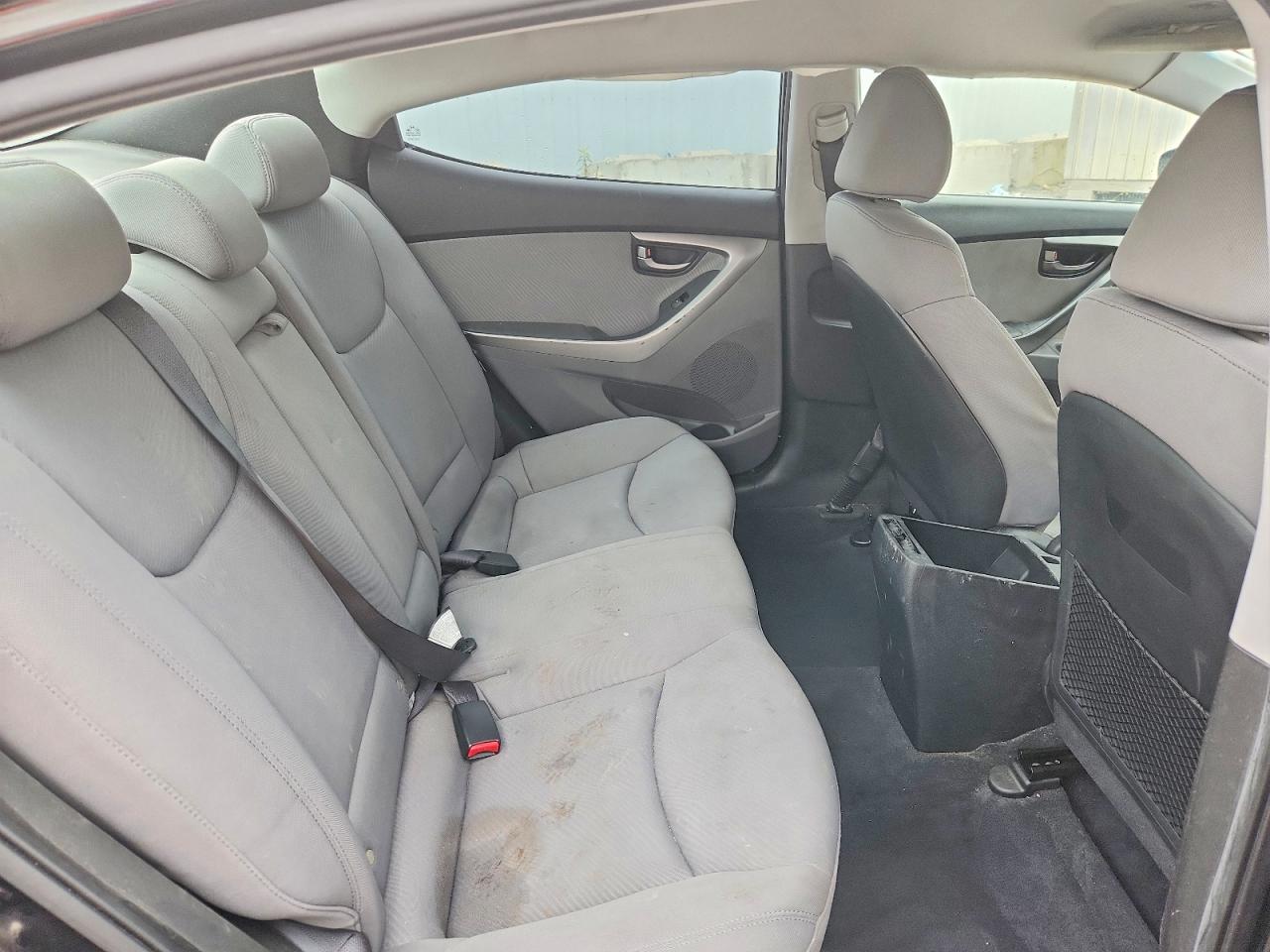 2012 Hyundai Elantra Gls Black vin: KMHDH4AE1CU224690
