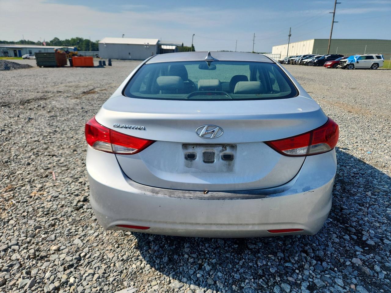 2012 Hyundai Elantra Gls Silver vin: KMHDH4AE1CU253669