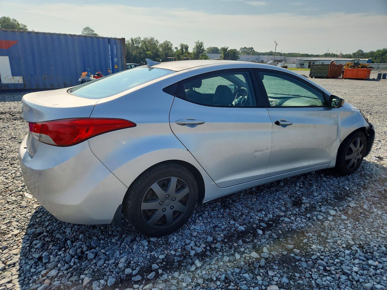 2012 Hyundai Elantra Gls Silver vin: KMHDH4AE1CU253669