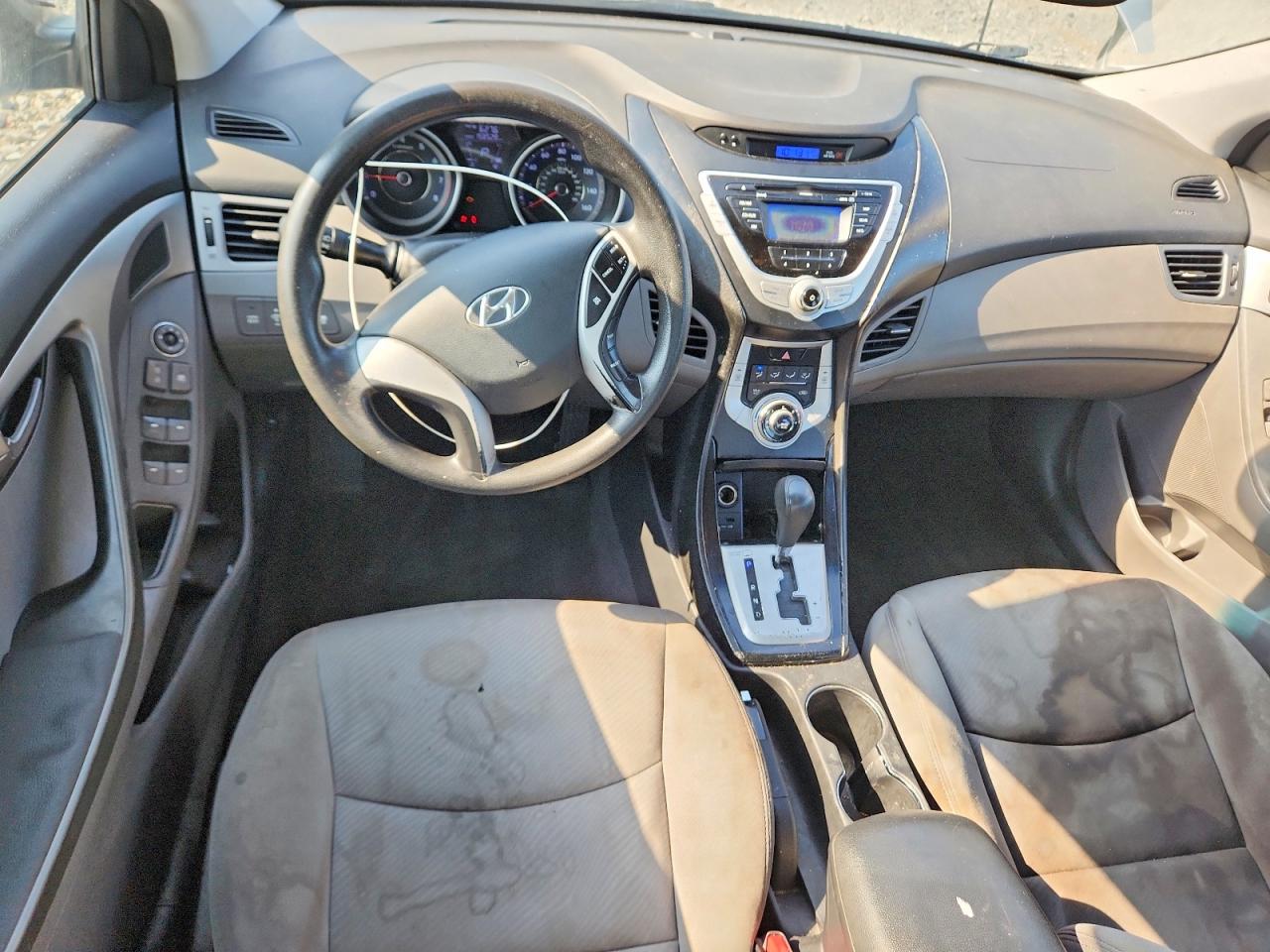2012 Hyundai Elantra Gls Silver vin: KMHDH4AE1CU253669
