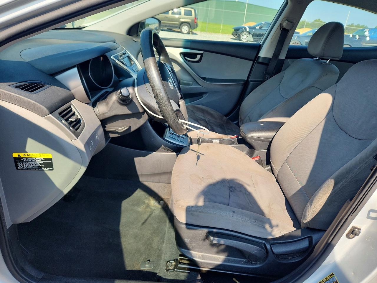 2012 Hyundai Elantra Gls Silver vin: KMHDH4AE1CU253669