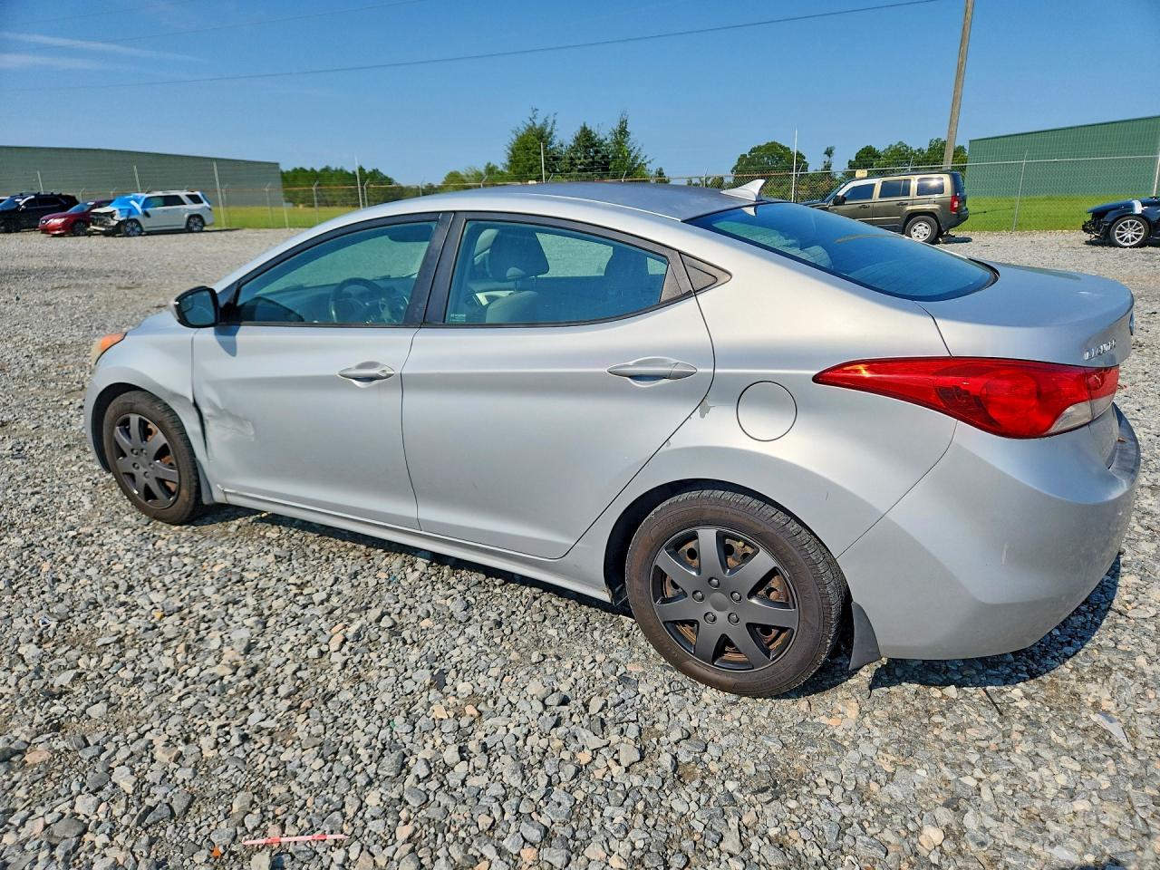 2012 Hyundai Elantra Gls Silver vin: KMHDH4AE1CU253669