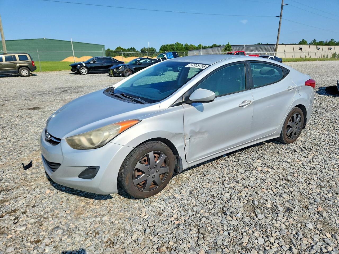 2012 Hyundai Elantra Gls Silver vin: KMHDH4AE1CU253669
