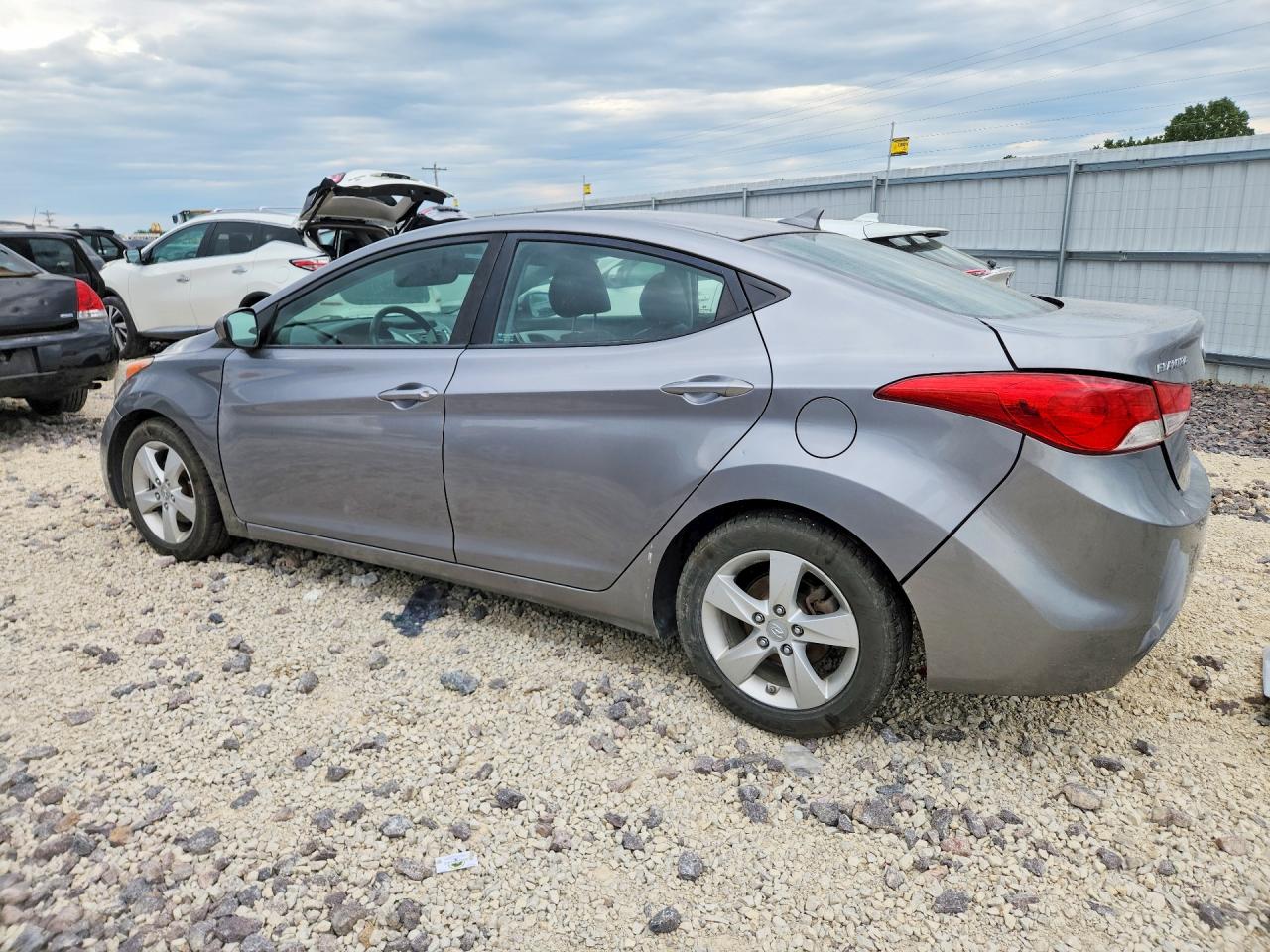 2012 Hyundai Elantra Limited Серый vin: KMHDH4AE1CU265773