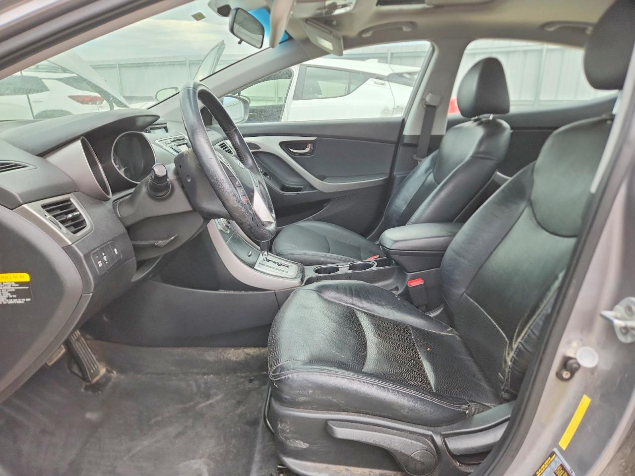 2012 Hyundai Elantra Limited Серый vin: KMHDH4AE1CU265773