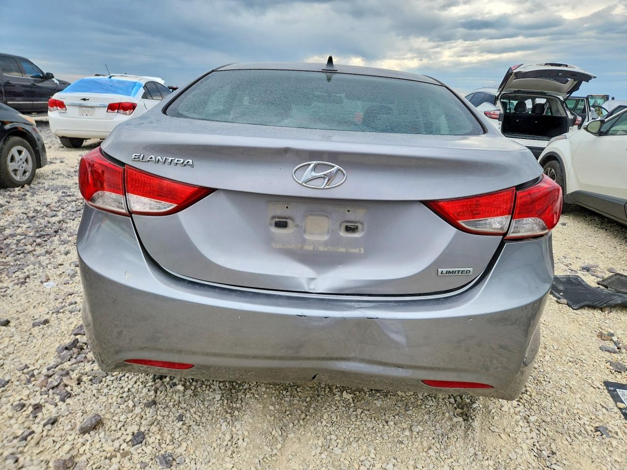 2012 Hyundai Elantra Limited Серый vin: KMHDH4AE1CU265773