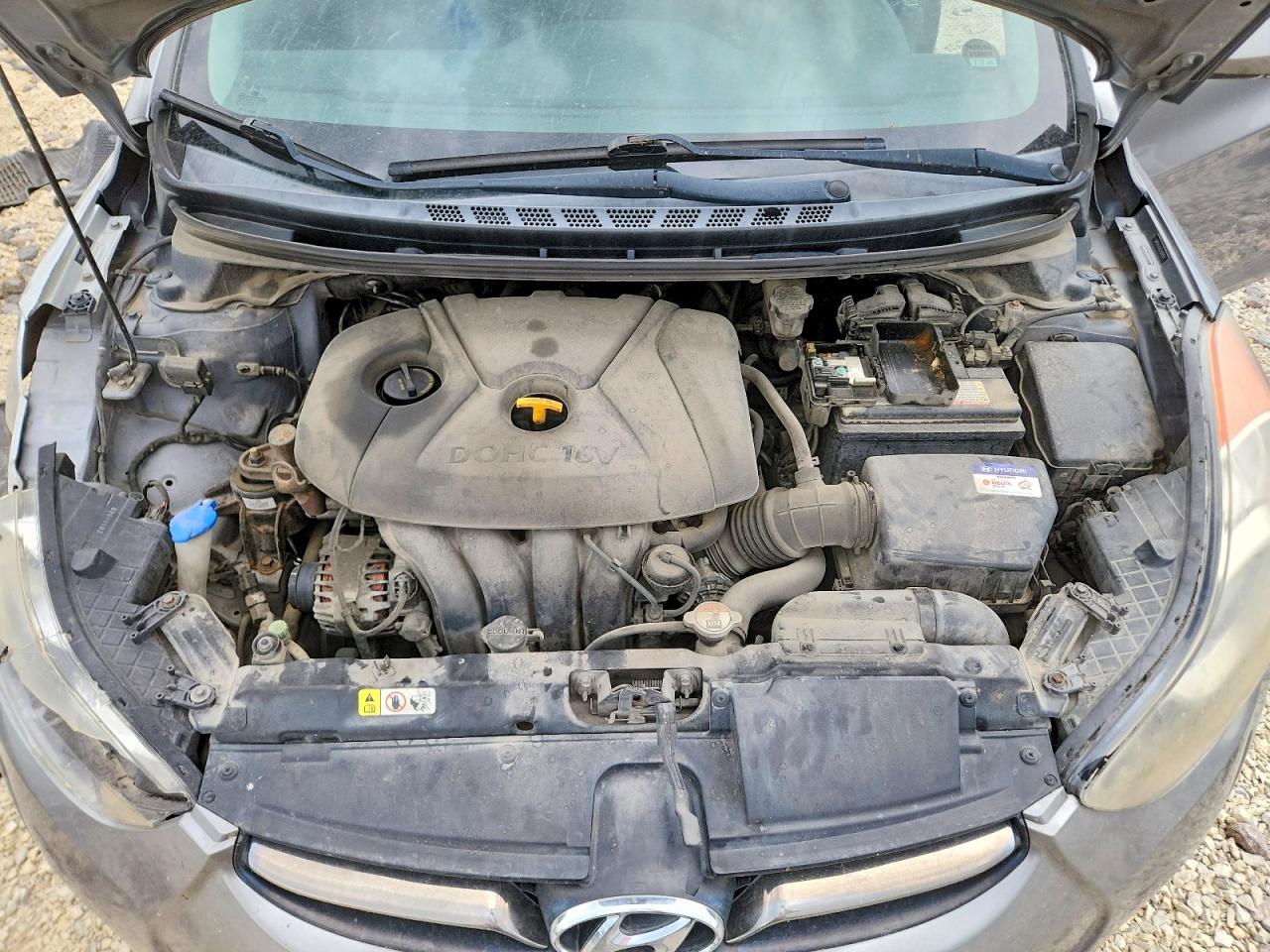 2012 Hyundai Elantra Limited Серый vin: KMHDH4AE1CU265773