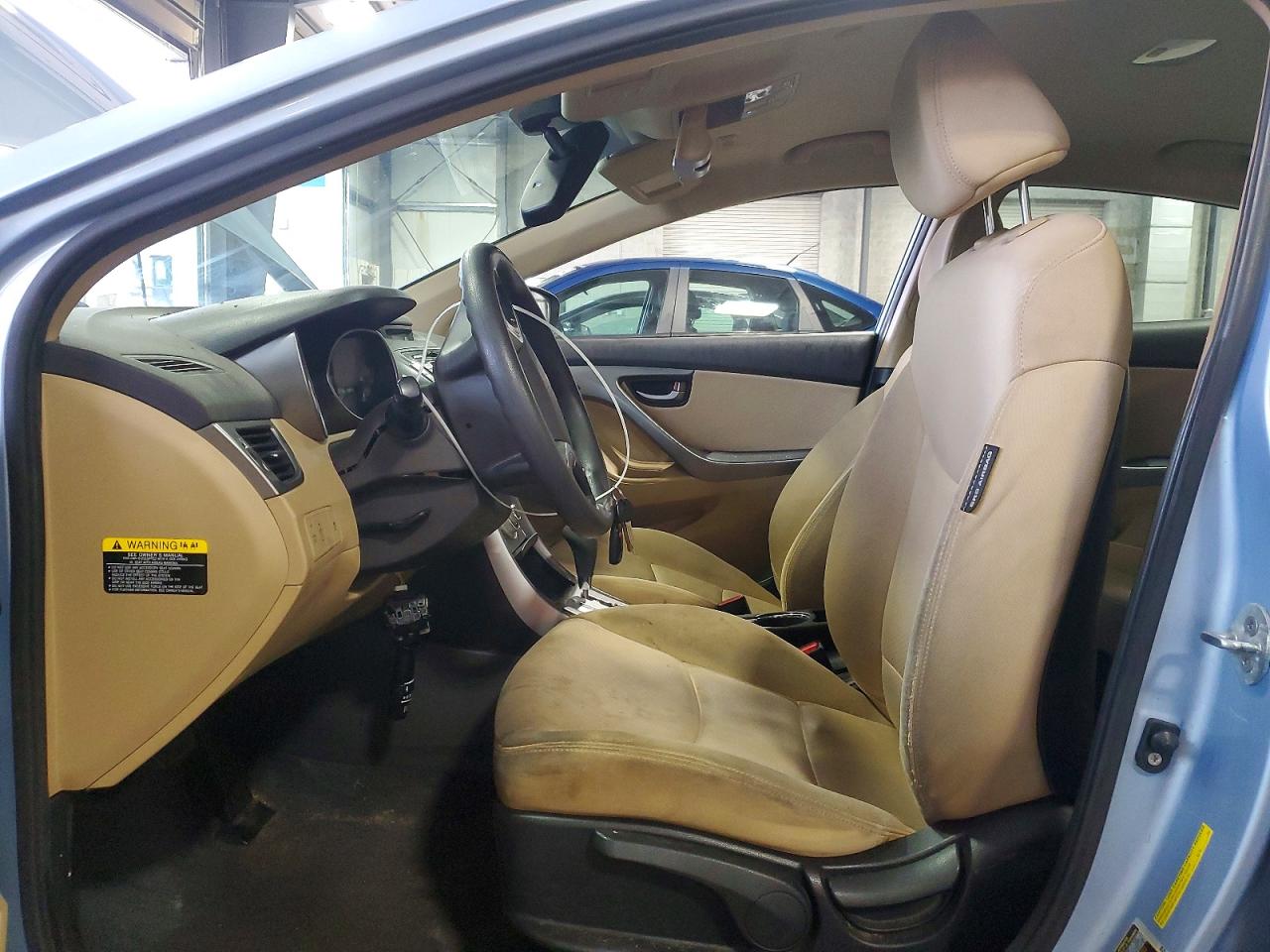 2012 Hyundai Elantra Gls Blue vin: KMHDH4AE1CU274635