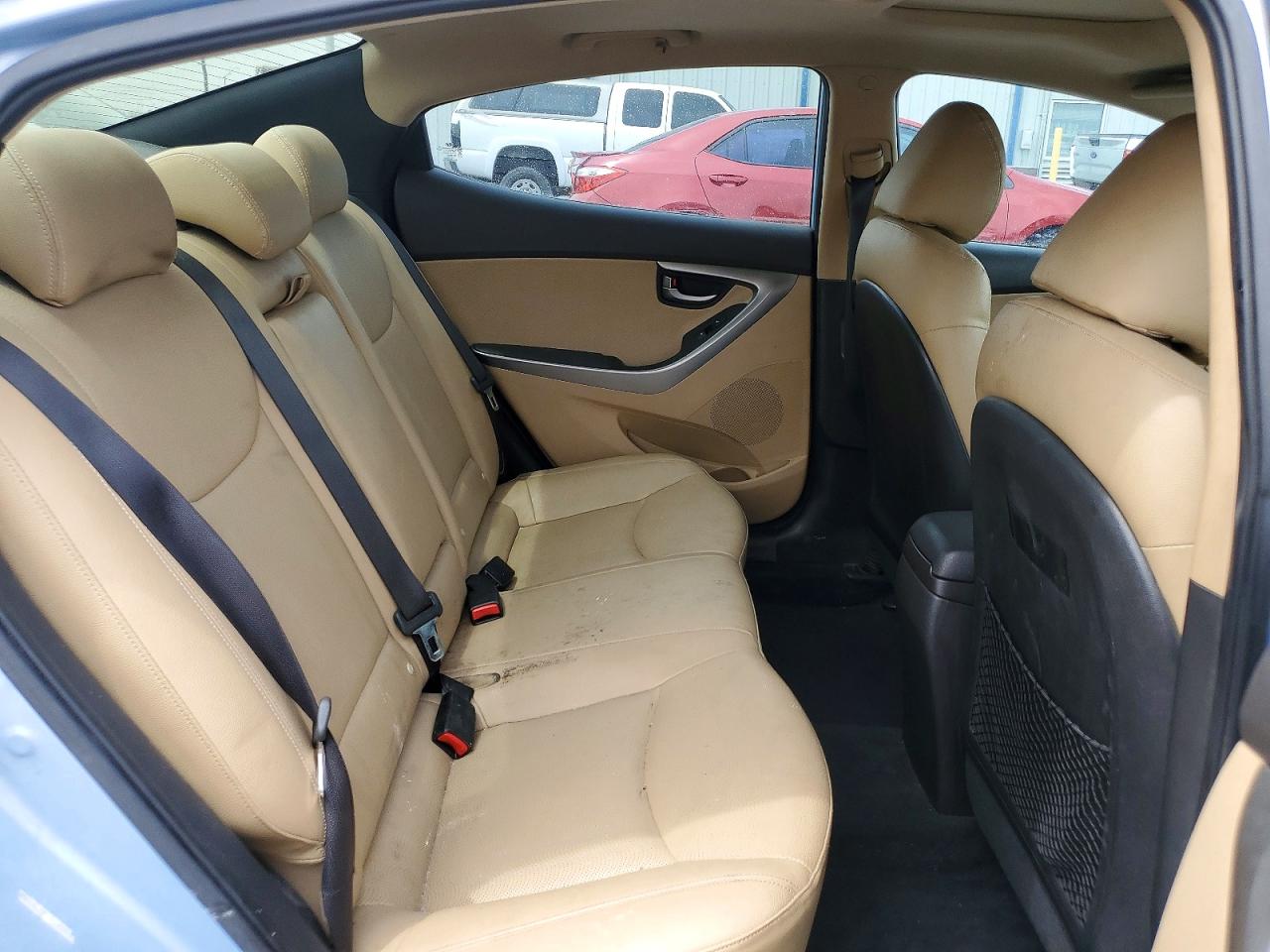 2012 Hyundai Elantra Limited Blue vin: KMHDH4AE1CU282721