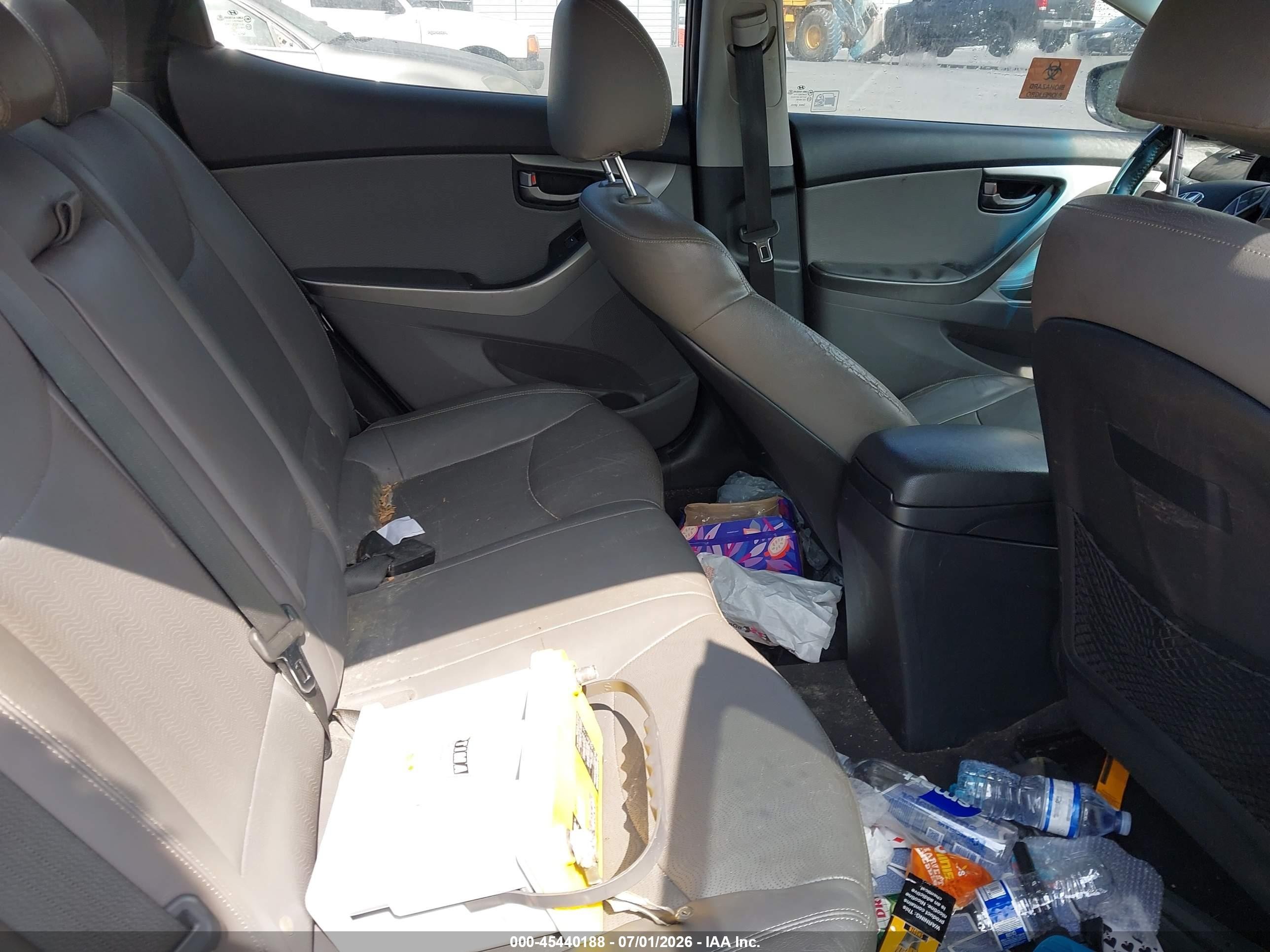 2012 Hyundai Elantra Limited (ulsan Plant) Black vin: KMHDH4AE1CU298661