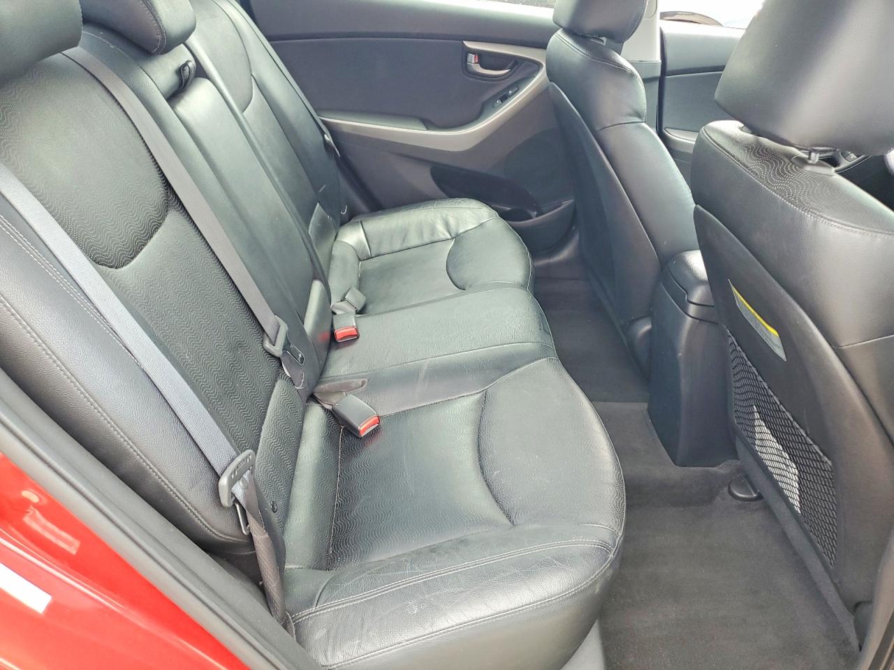 2012 Hyundai Elantra Limited Red vin: KMHDH4AE1CU308508