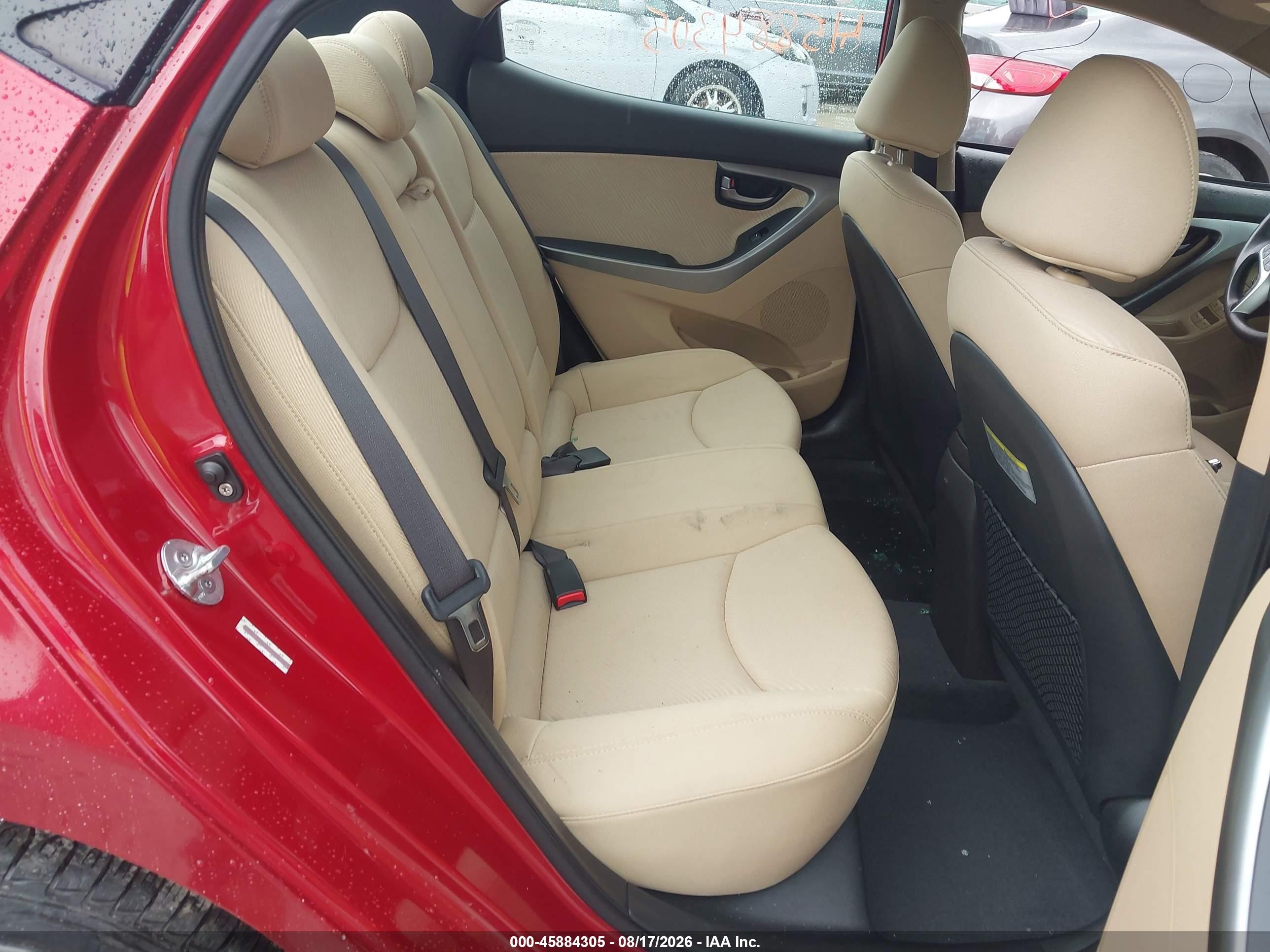 2012 Hyundai Elantra Gls (ulsan Plant) Red vin: KMHDH4AE1CU313496