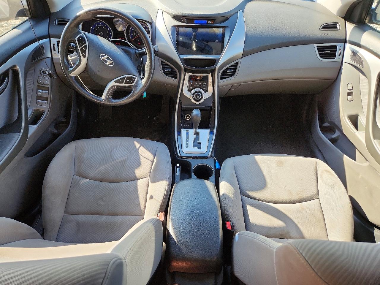 2012 Hyundai Elantra Gls Black vin: KMHDH4AE1CU345218
