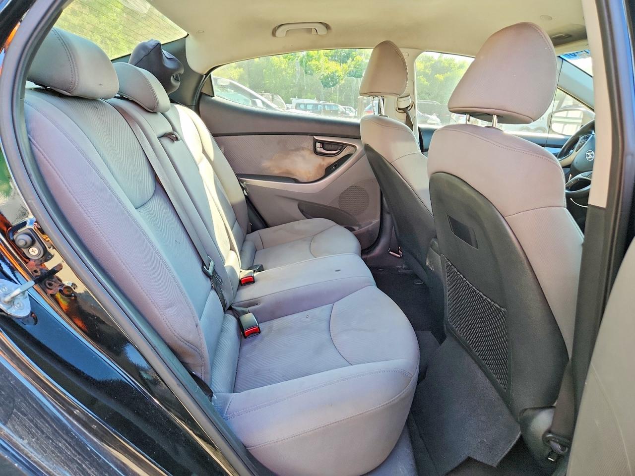 2012 Hyundai Elantra Gls Black vin: KMHDH4AE1CU345218