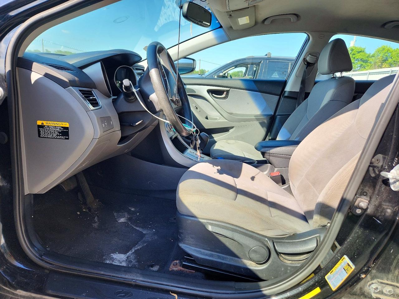 2012 Hyundai Elantra Gls Black vin: KMHDH4AE1CU345218