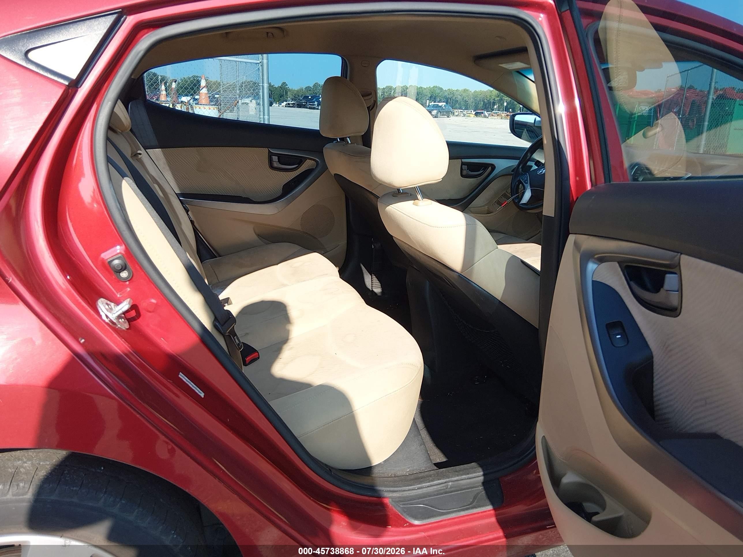 2012 Hyundai Elantra Gls (ulsan Plant) Red vin: KMHDH4AE1CU361676