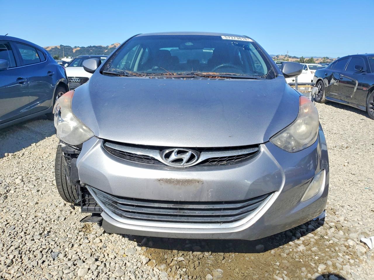 2012 Hyundai Elantra Gls Silver vin: KMHDH4AE1CU363427