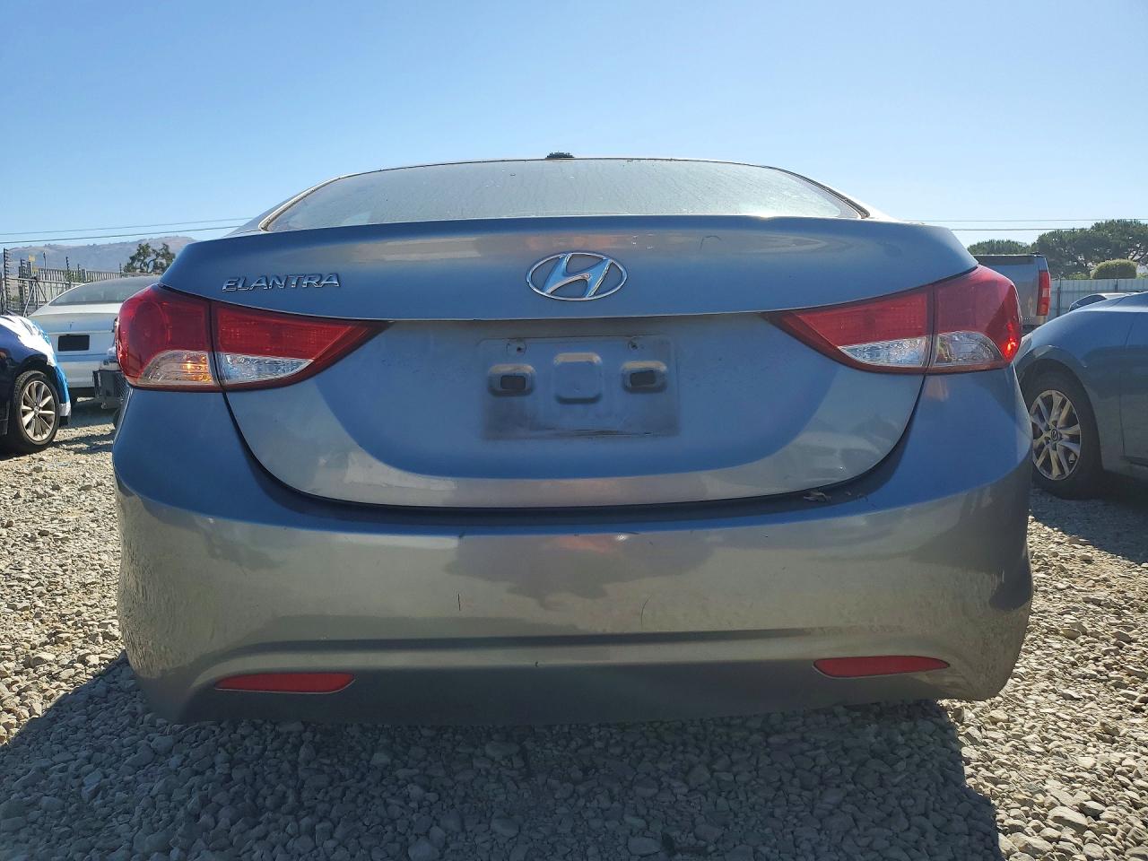 2012 Hyundai Elantra Gls Silver vin: KMHDH4AE1CU363427