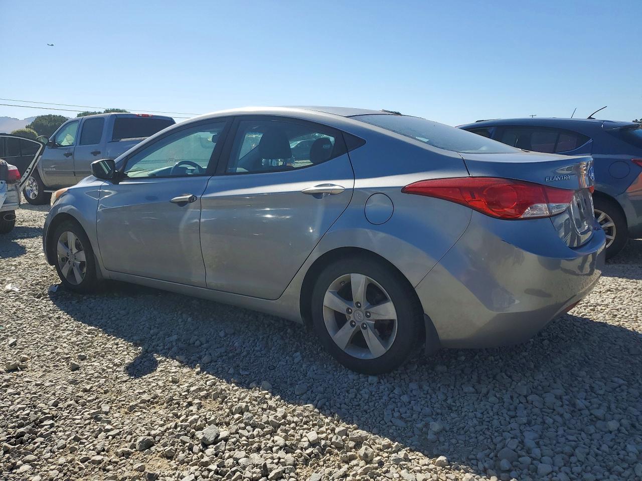 2012 Hyundai Elantra Gls Silver vin: KMHDH4AE1CU363427