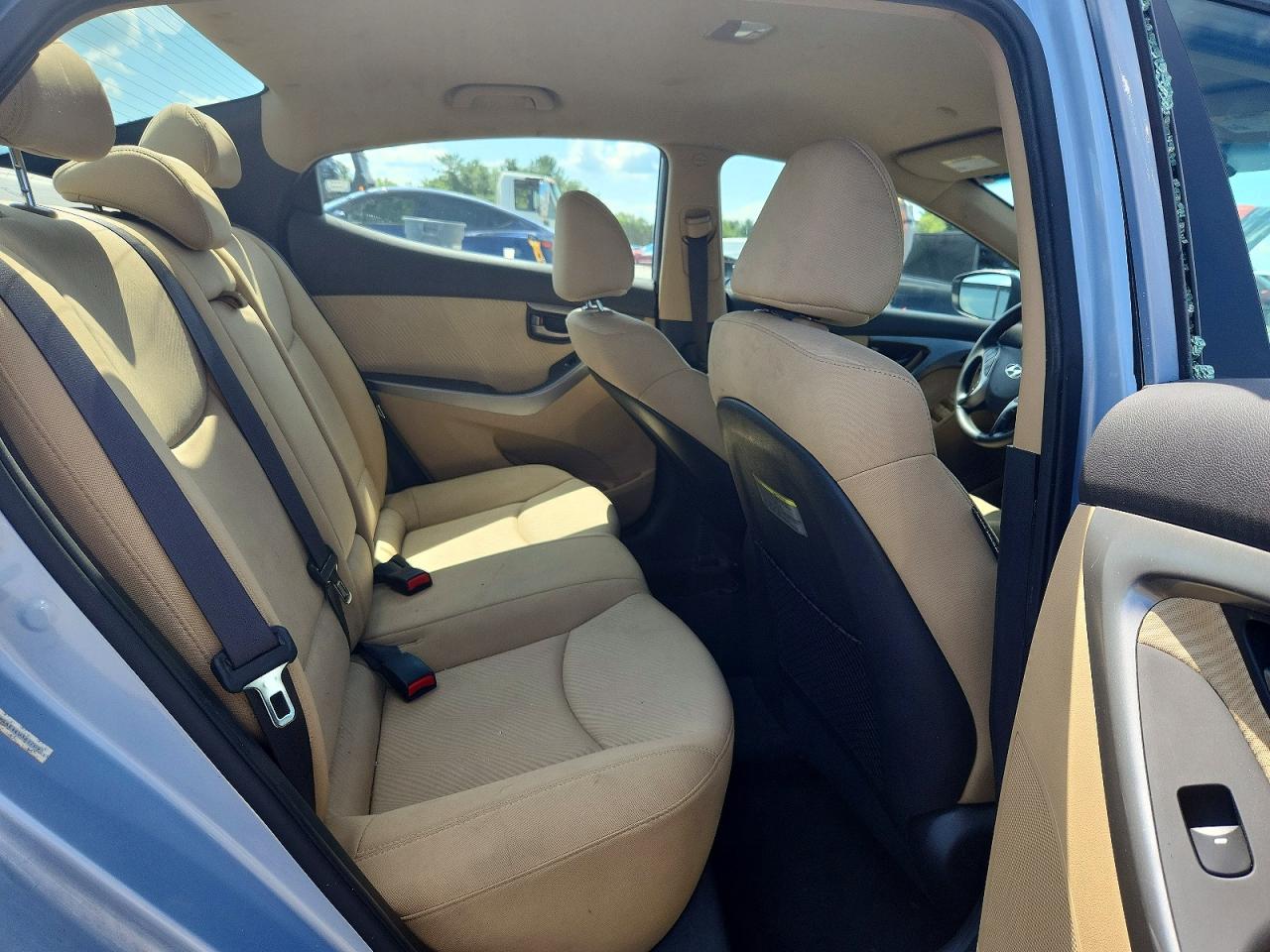 2012 Hyundai Elantra Gls Blue vin: KMHDH4AE1CU383709