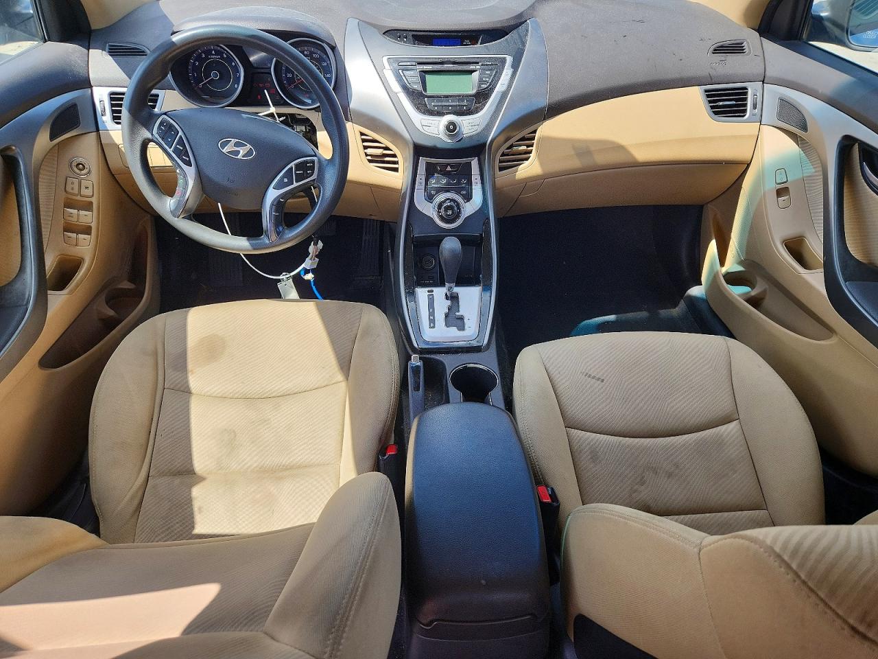 2012 Hyundai Elantra Gls Blue vin: KMHDH4AE1CU383709