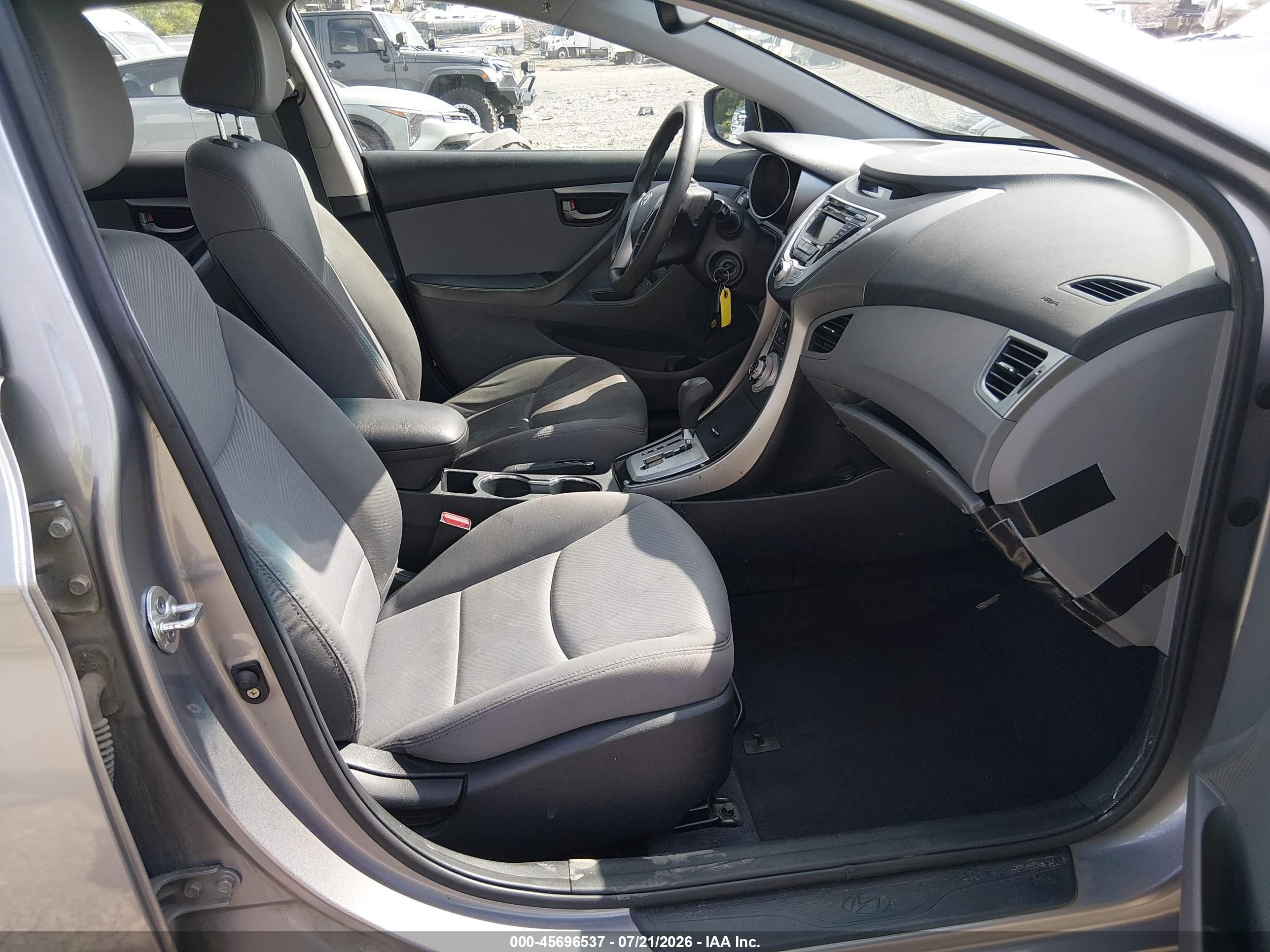 2012 Hyundai Elantra Gls (ulsan Plant) Silver vin: KMHDH4AE1CU430429