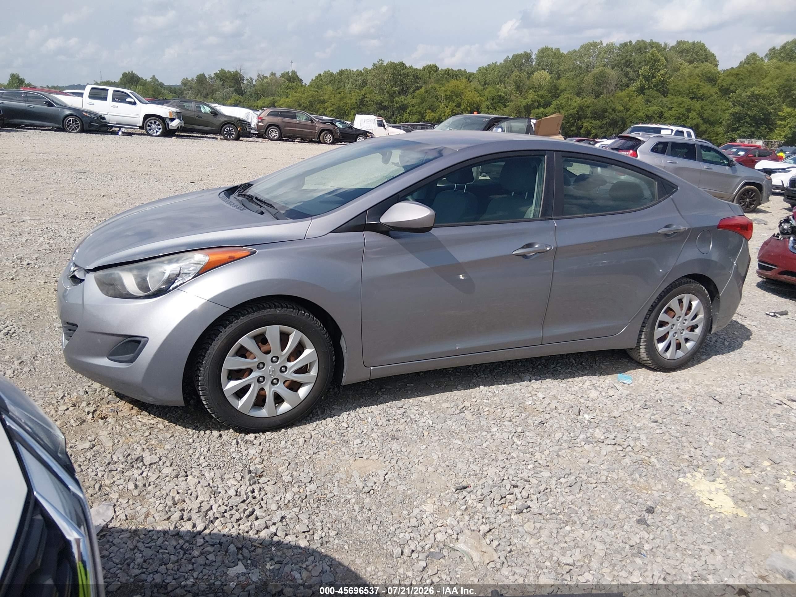 2012 Hyundai Elantra Gls (ulsan Plant) Silver vin: KMHDH4AE1CU430429