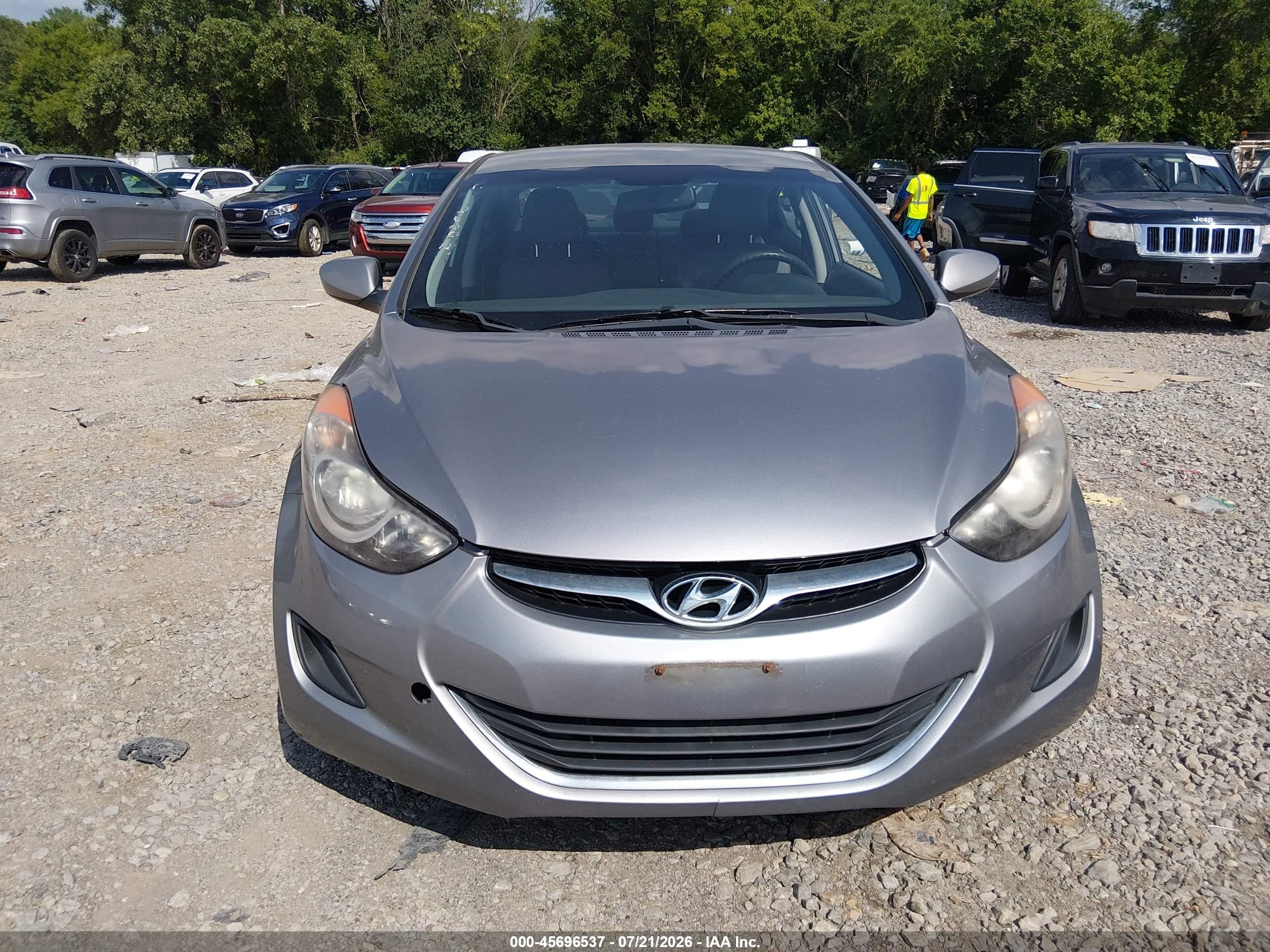 2012 Hyundai Elantra Gls (ulsan Plant) Silver vin: KMHDH4AE1CU430429