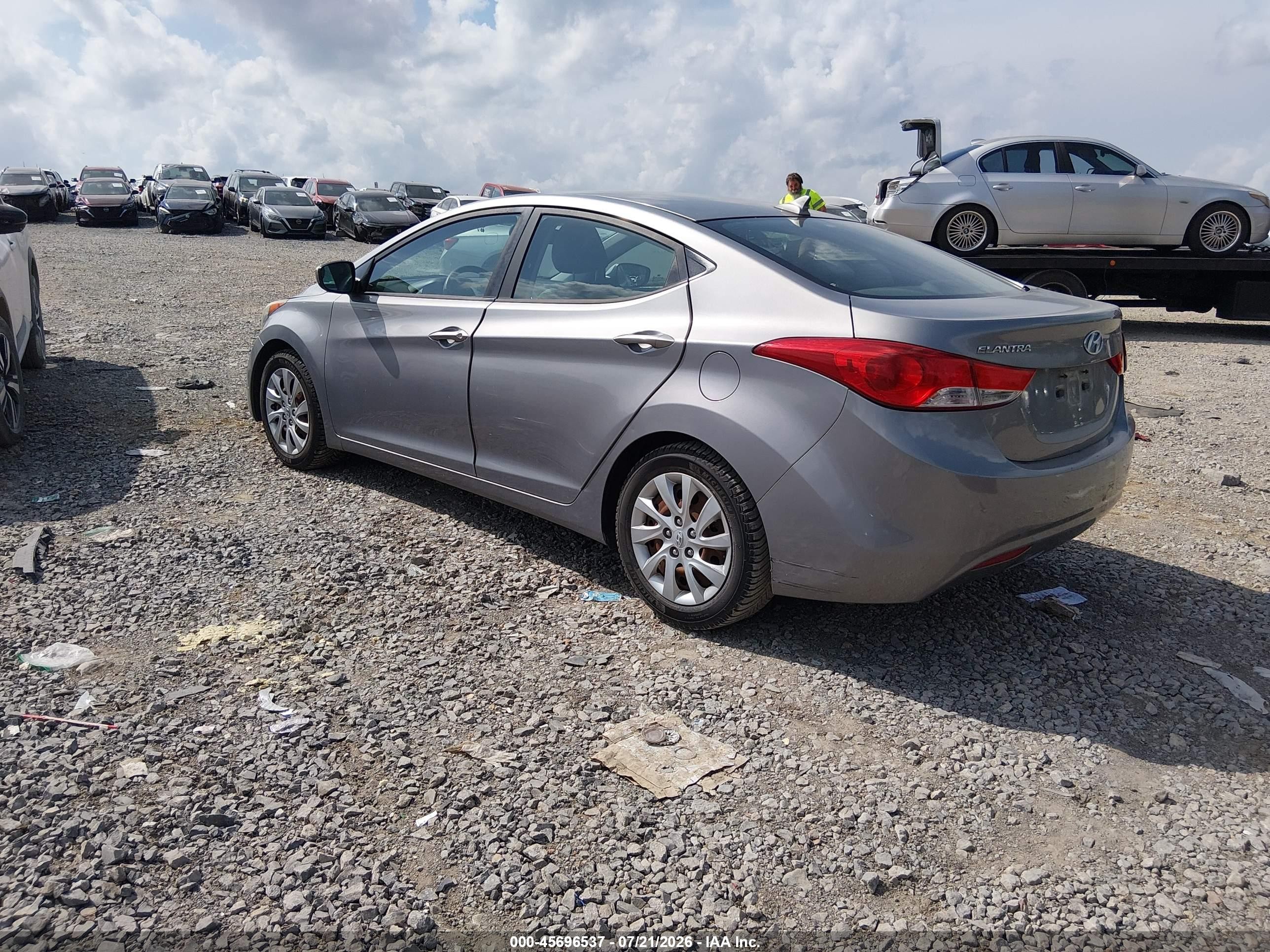 2012 Hyundai Elantra Gls (ulsan Plant) Silver vin: KMHDH4AE1CU430429