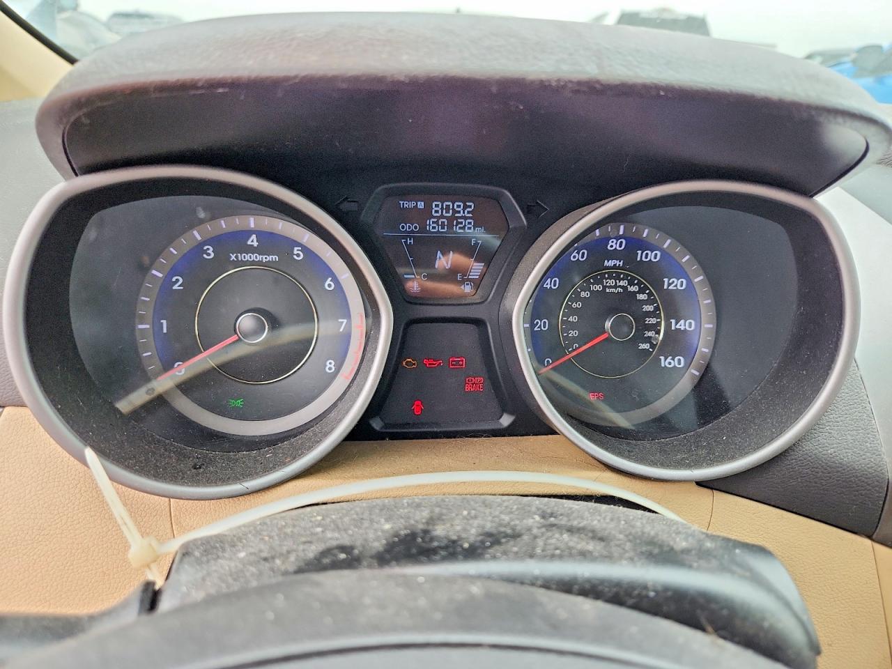 2012 Hyundai Elantra Limited Blue vin: KMHDH4AE1CU492302