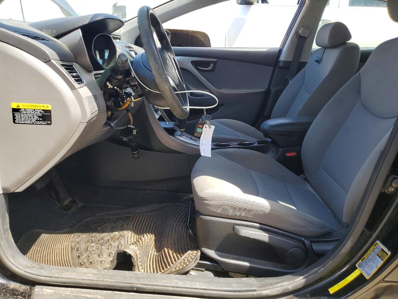 2013 Hyundai Elantra Gls Black vin: KMHDH4AE1DU020893