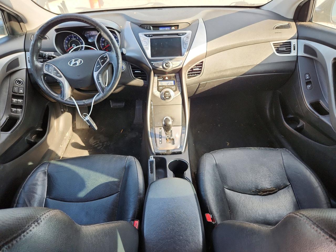 2013 Hyundai Elantra Limited Charcoal vin: KMHDH4AE1DU486615