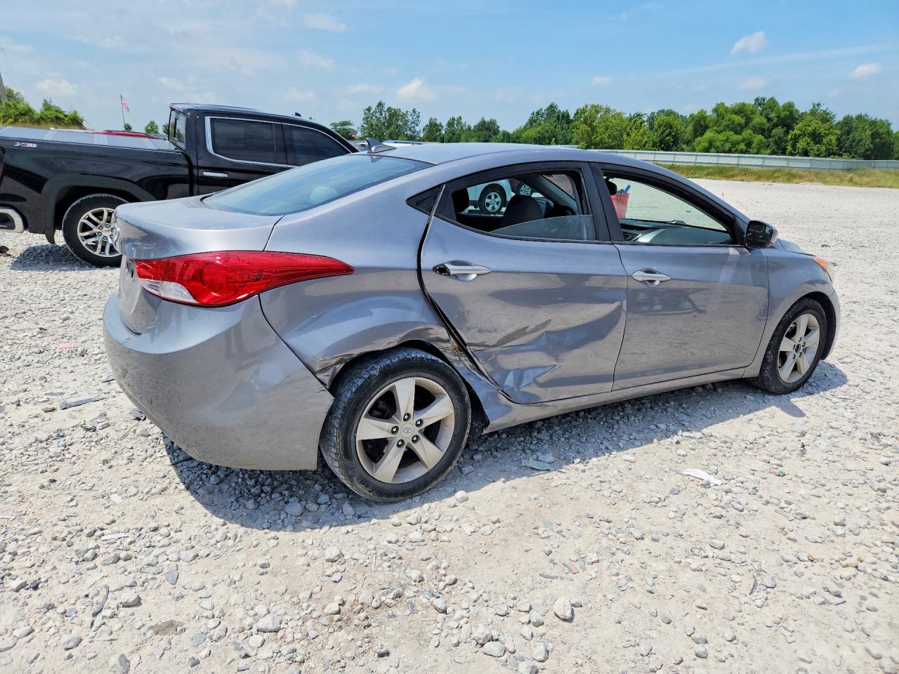 2013 Hyundai Elantra Gls Серебряный vin: KMHDH4AE1DU486873