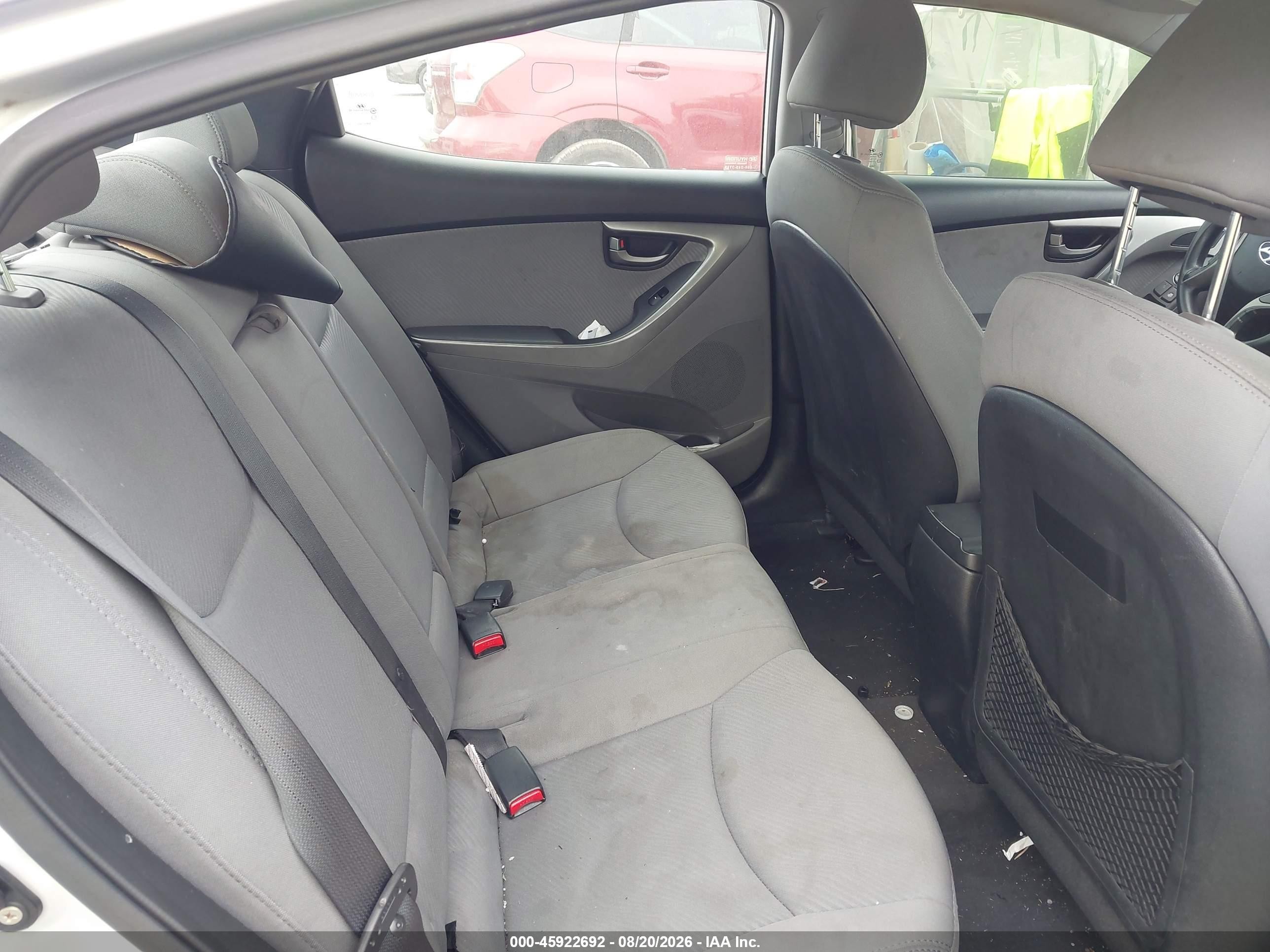 2013 Hyundai Elantra Gls Silver vin: KMHDH4AE1DU499297