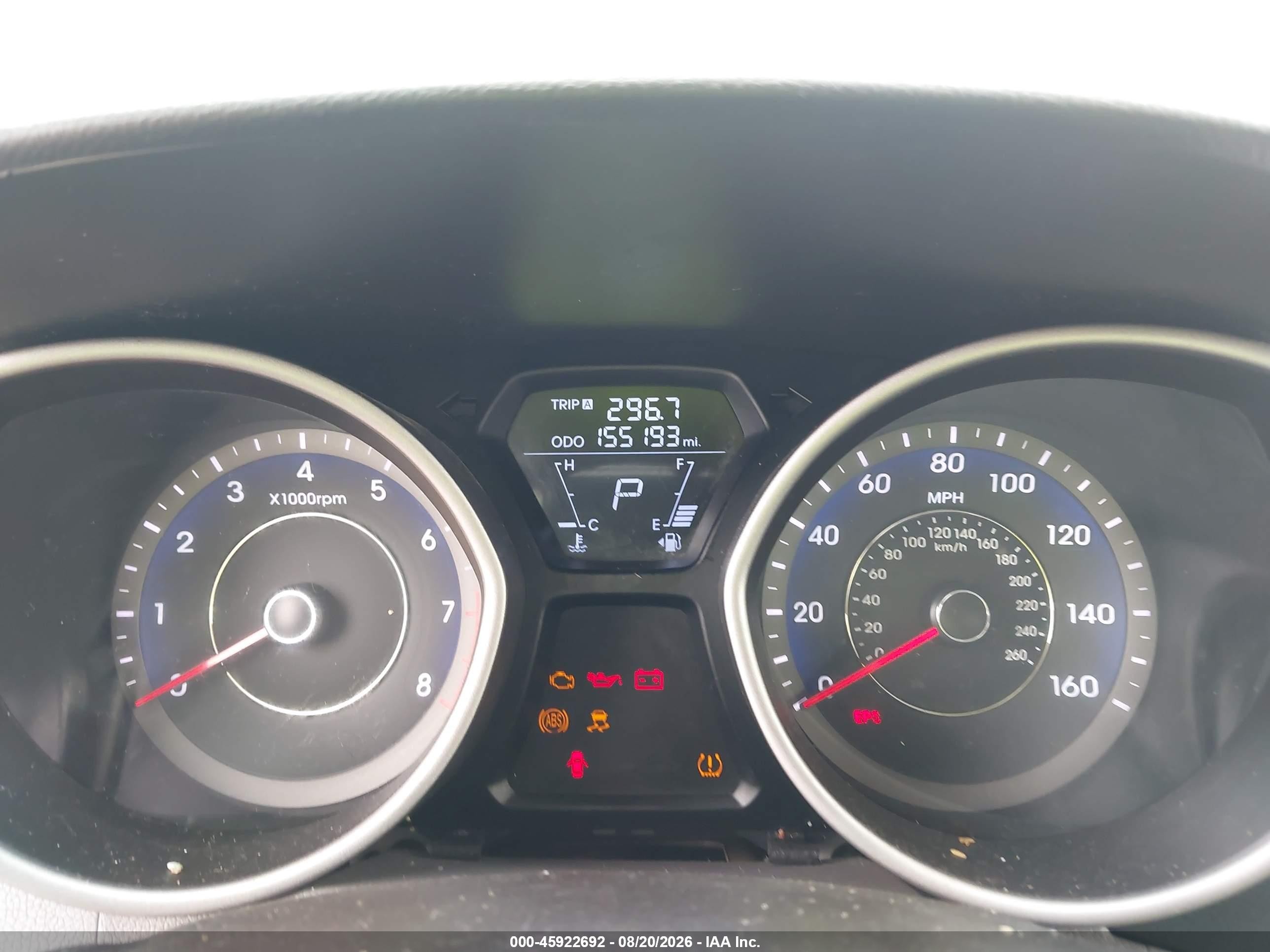 2013 Hyundai Elantra Gls Silver vin: KMHDH4AE1DU499297
