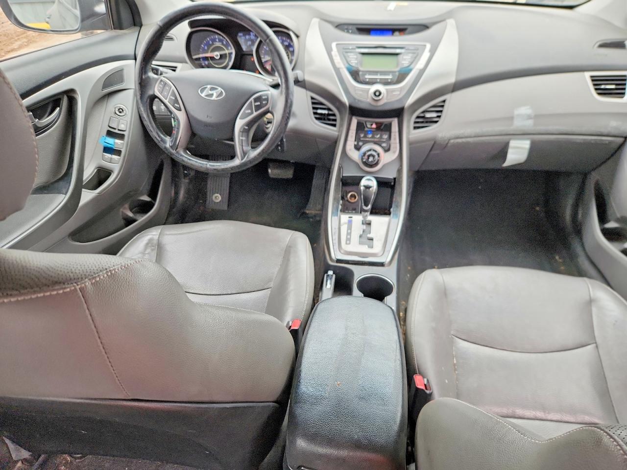 2013 Hyundai Elantra Limited Black vin: KMHDH4AE1DU504899