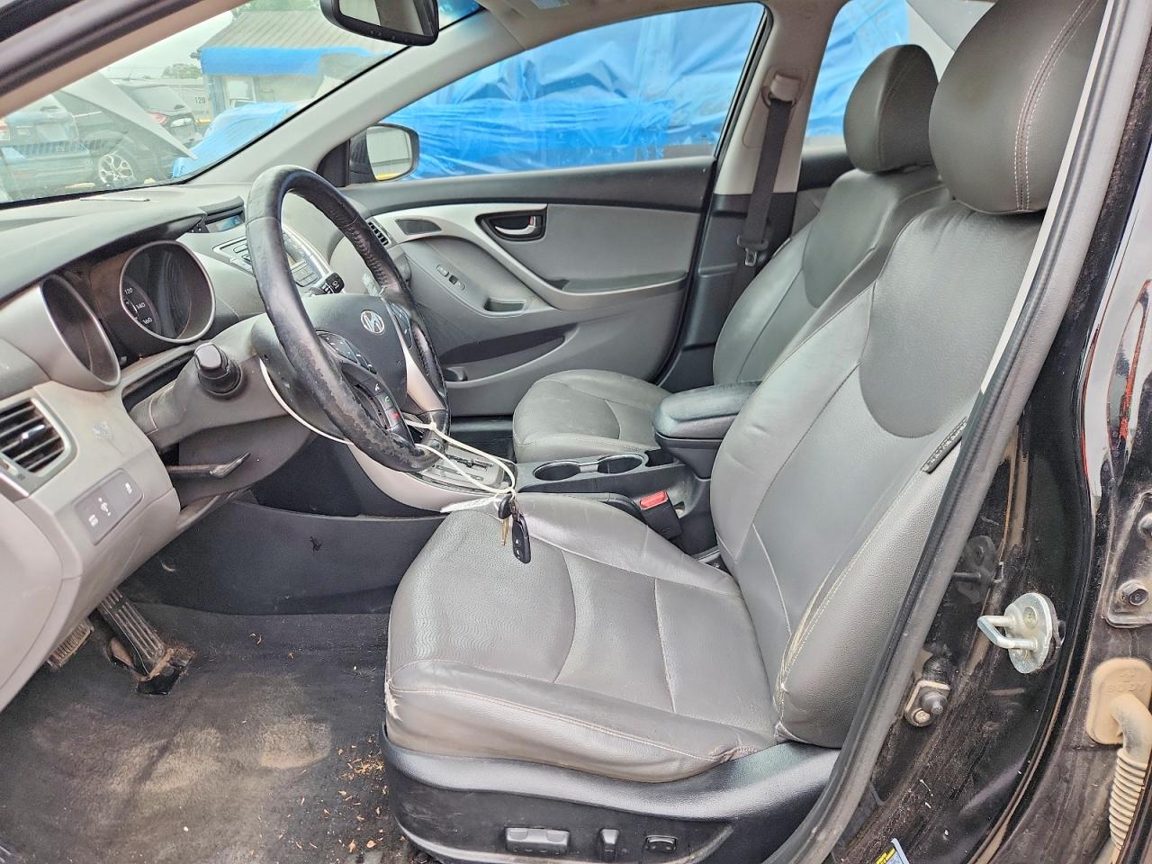 2013 Hyundai Elantra Limited Black vin: KMHDH4AE1DU504899