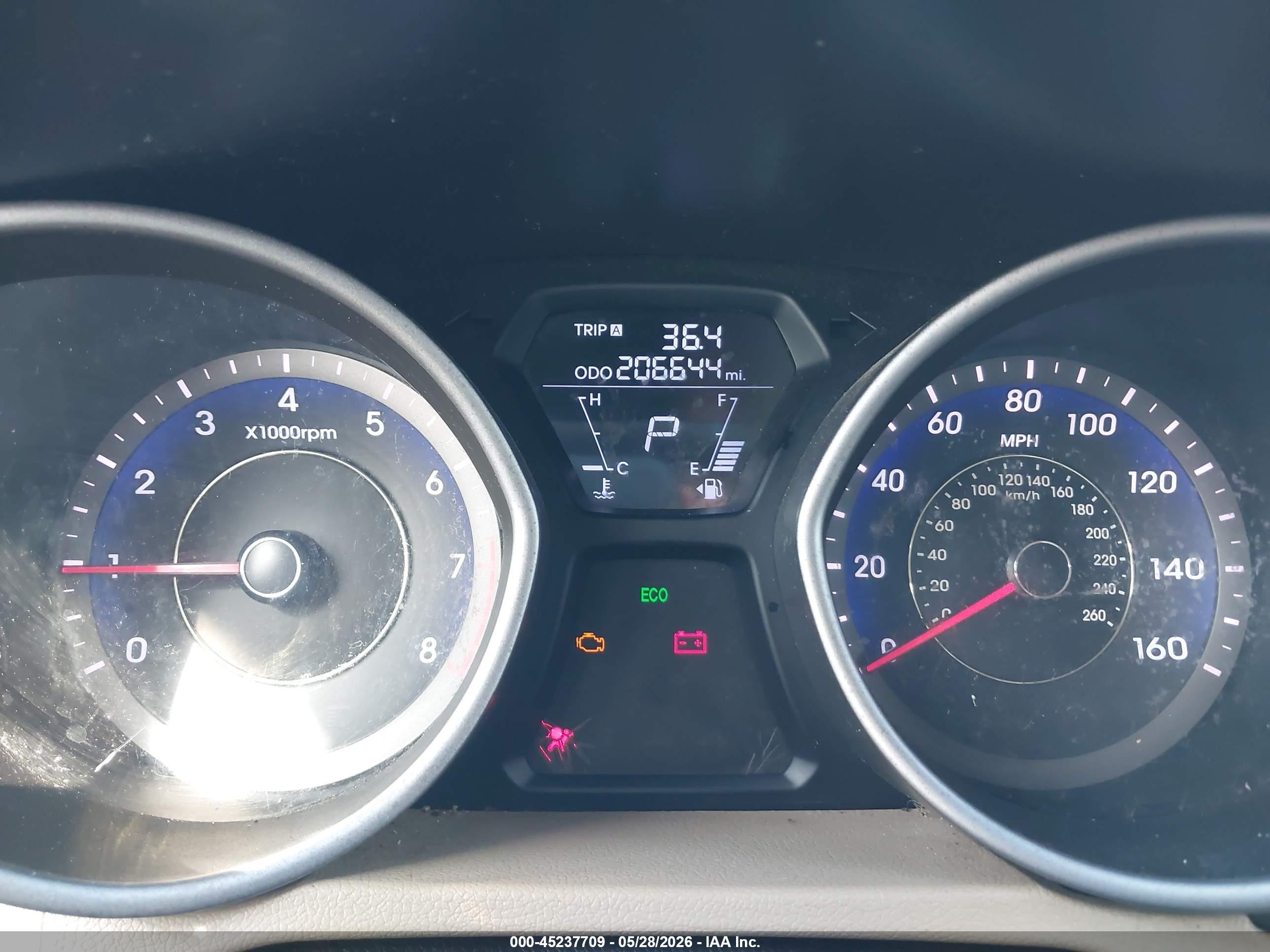 2013 Hyundai Elantra Limited Light Blue vin: KMHDH4AE1DU517992