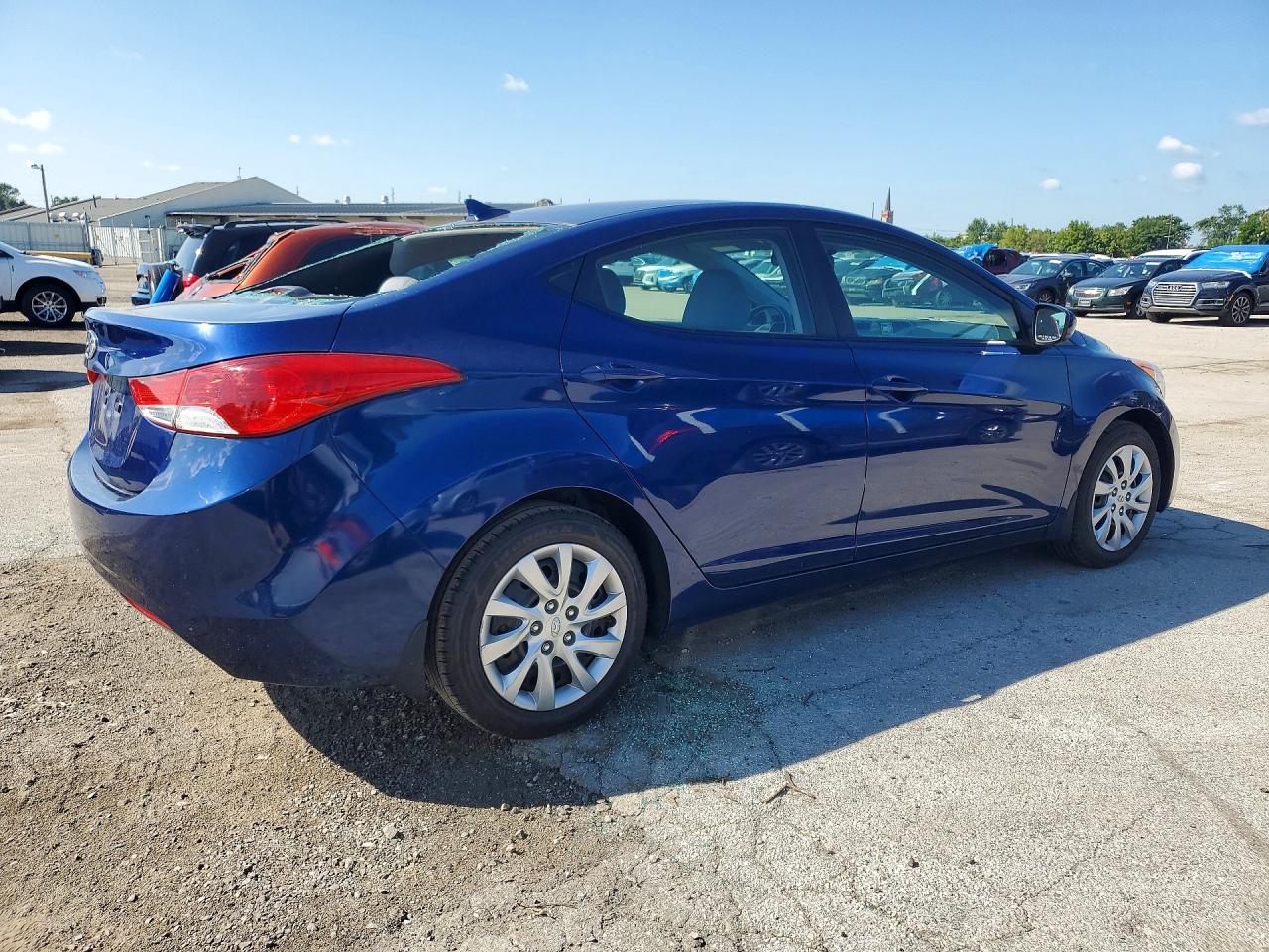 2013 Hyundai Elantra Gls Синий vin: KMHDH4AE1DU519757