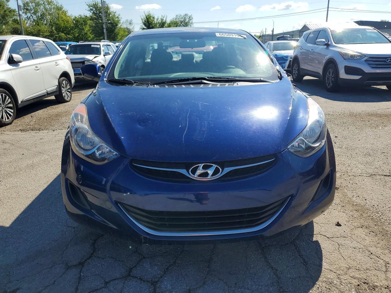2013 Hyundai Elantra Gls Синий vin: KMHDH4AE1DU519757