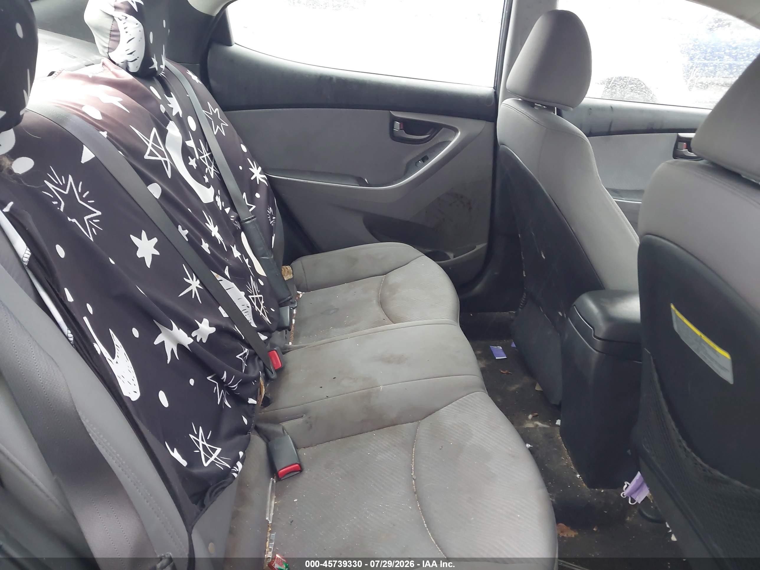 2013 Hyundai Elantra Gls Blue vin: KMHDH4AE1DU537482