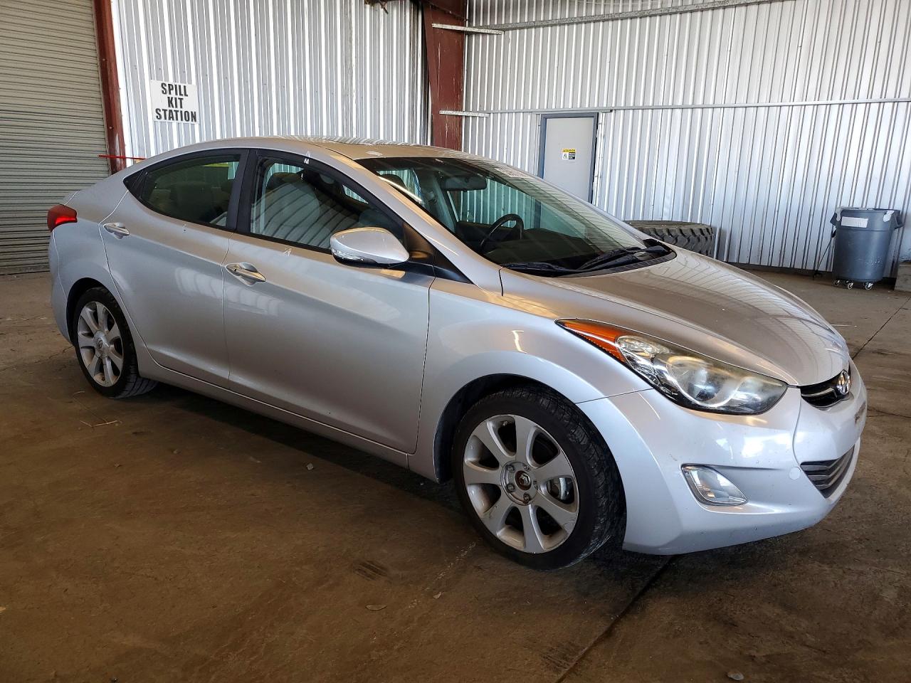 2013 Hyundai Elantra Limited Gray vin: KMHDH4AE1DU552922