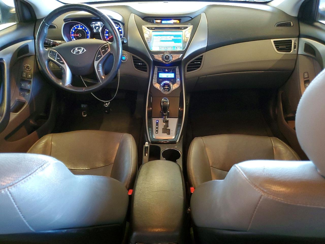 2013 Hyundai Elantra Limited Gray vin: KMHDH4AE1DU552922