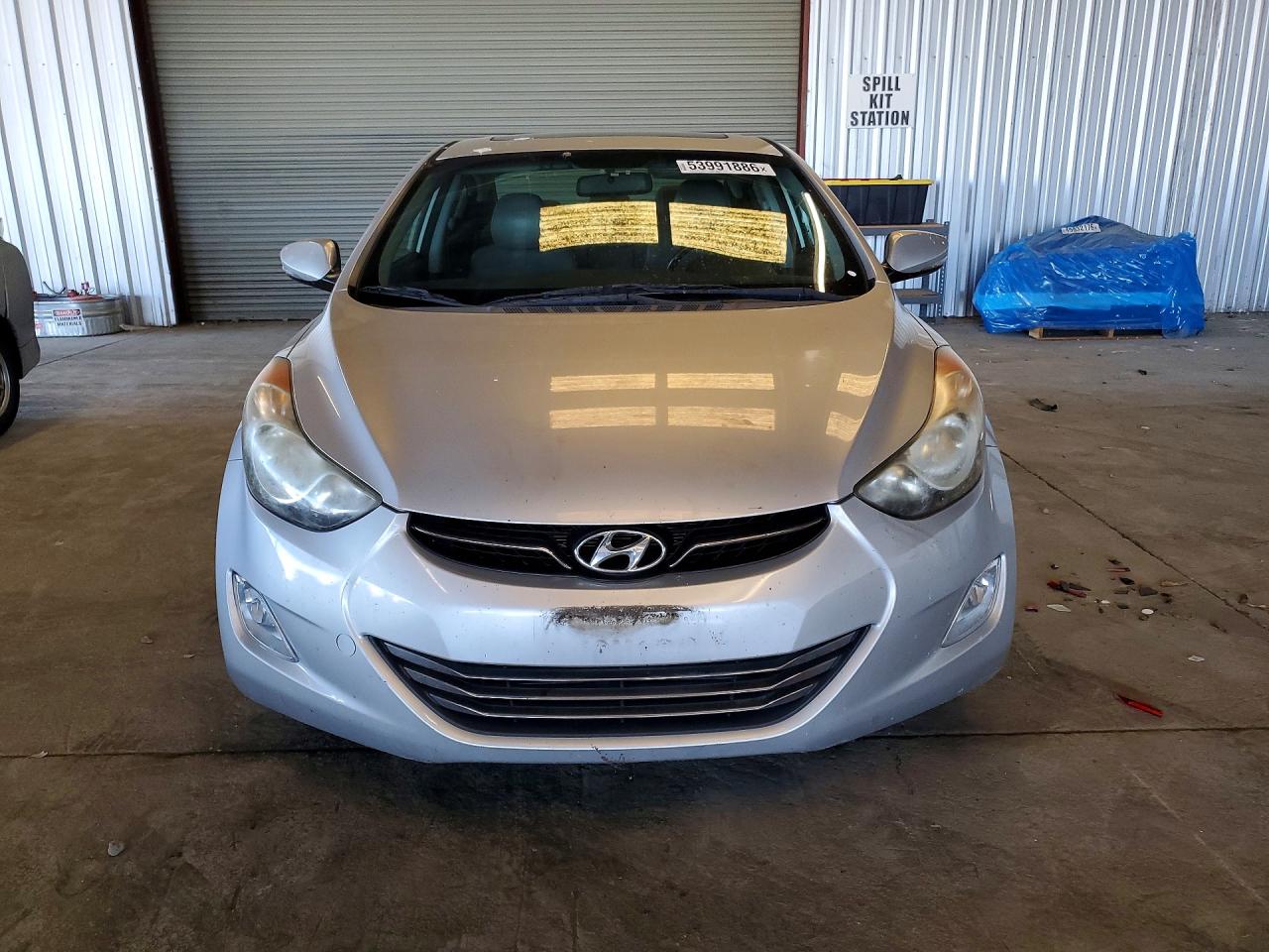 2013 Hyundai Elantra Limited Gray vin: KMHDH4AE1DU552922