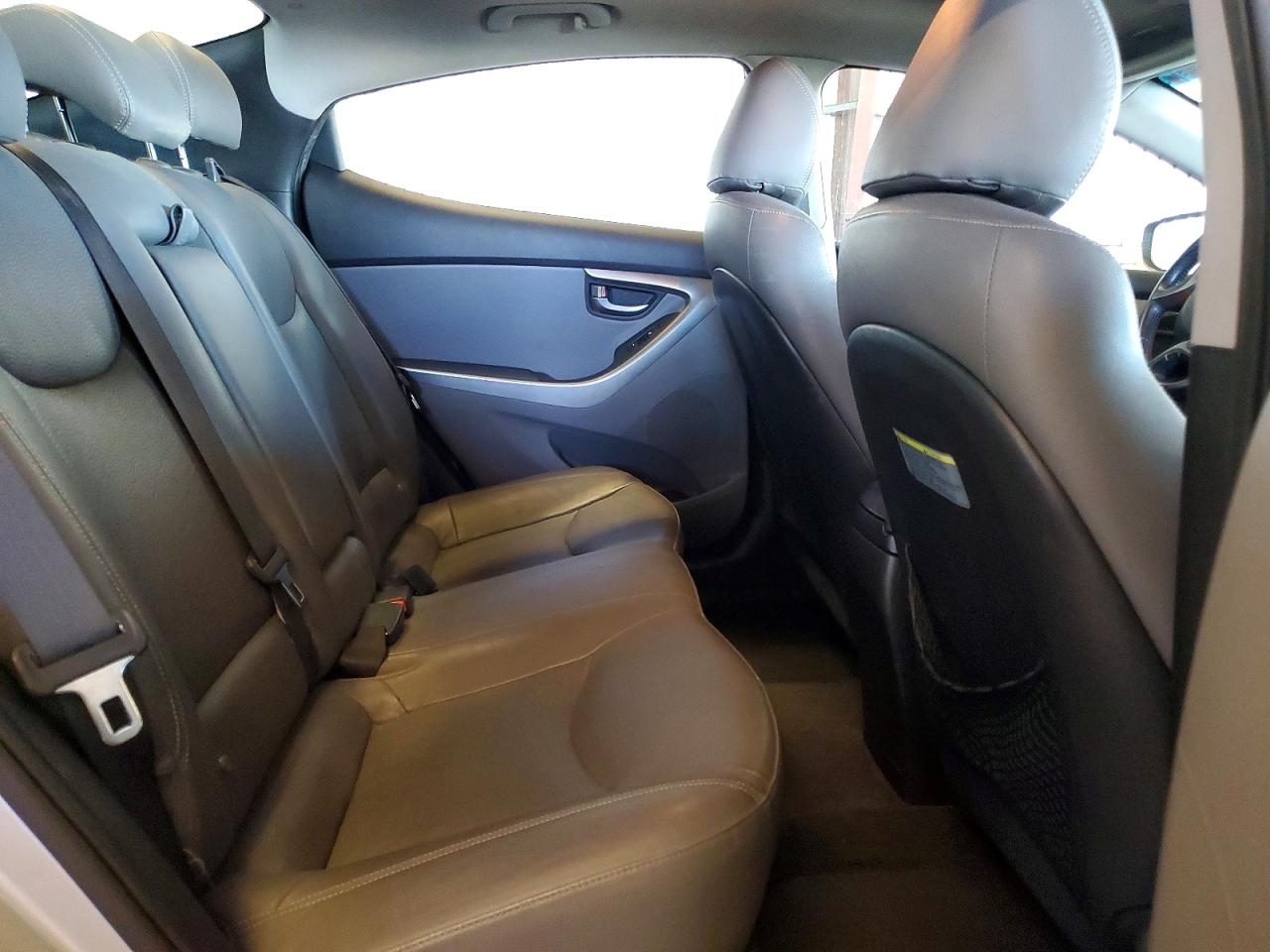2013 Hyundai Elantra Limited Gray vin: KMHDH4AE1DU552922
