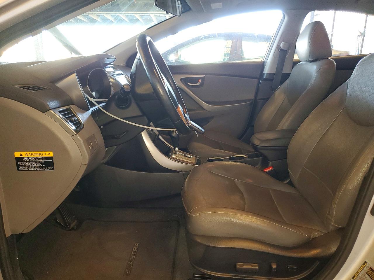 2013 Hyundai Elantra Limited Gray vin: KMHDH4AE1DU552922