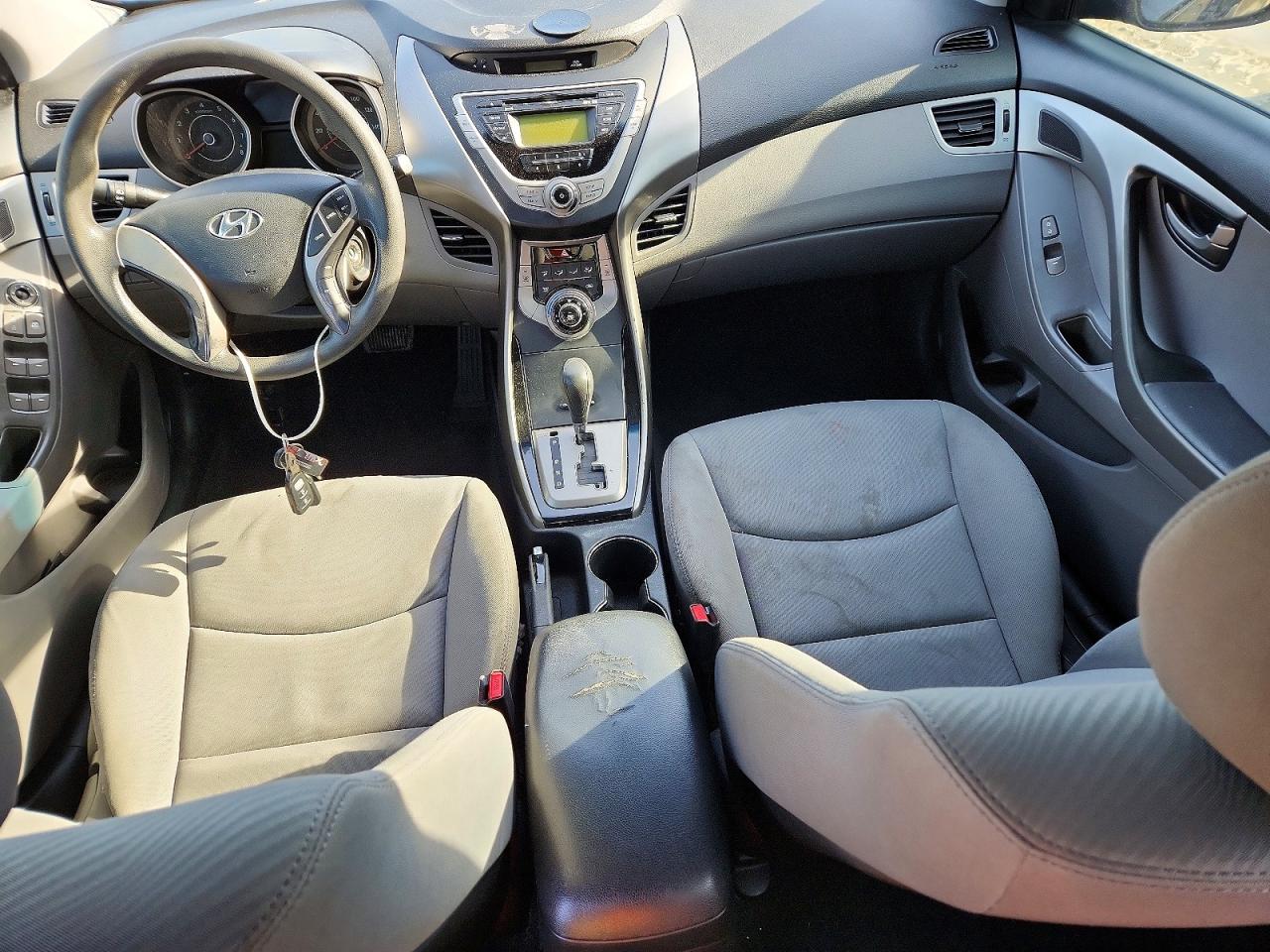 2013 Hyundai Elantra Gls Black vin: KMHDH4AE1DU567663
