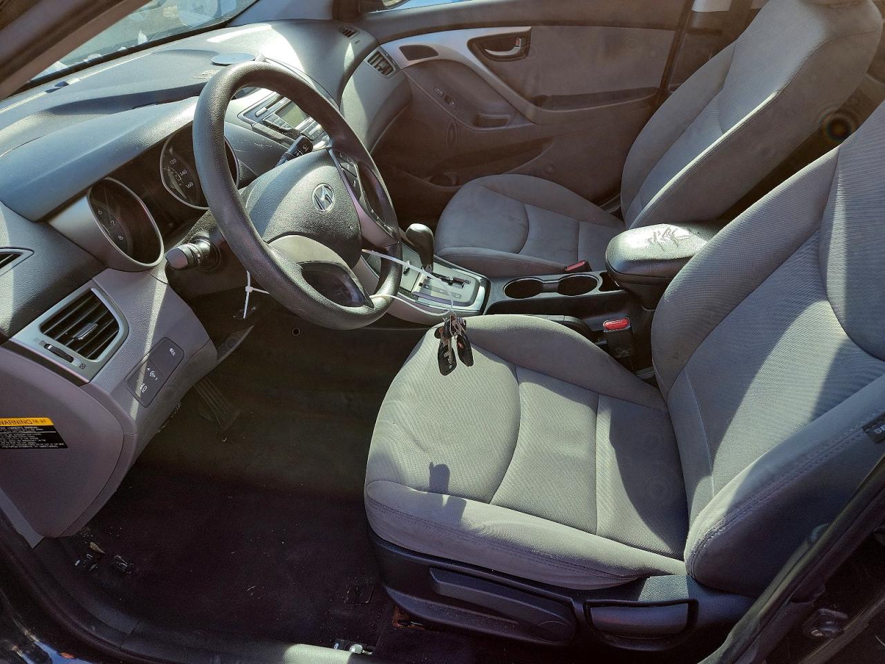 2013 Hyundai Elantra Gls Black vin: KMHDH4AE1DU567663