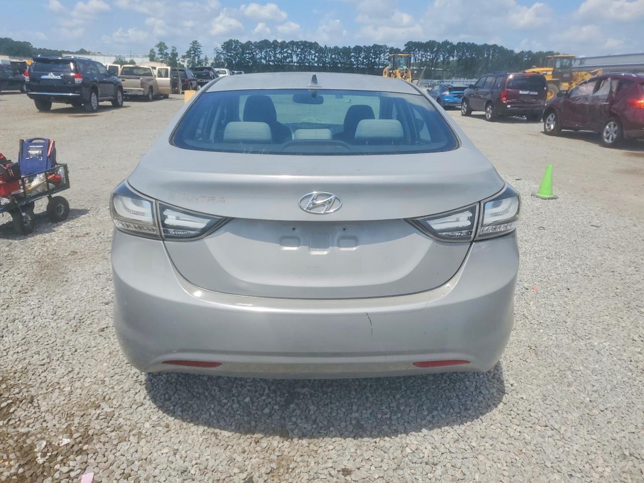 2013 Hyundai Elantra Gls Серебряный vin: KMHDH4AE1DU582549